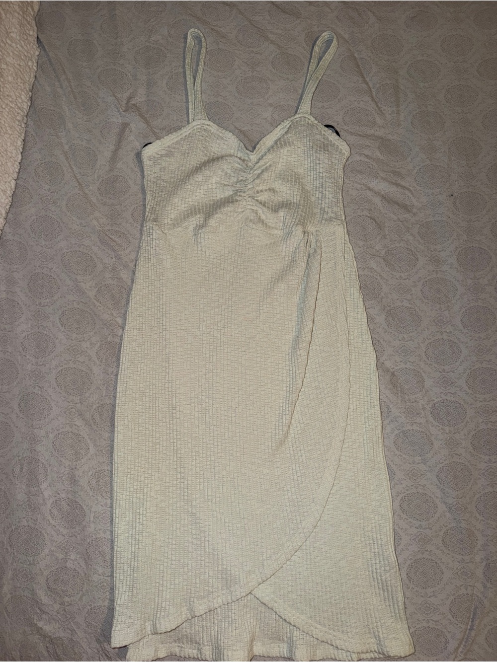 Mint Wrap Front Midi Dress